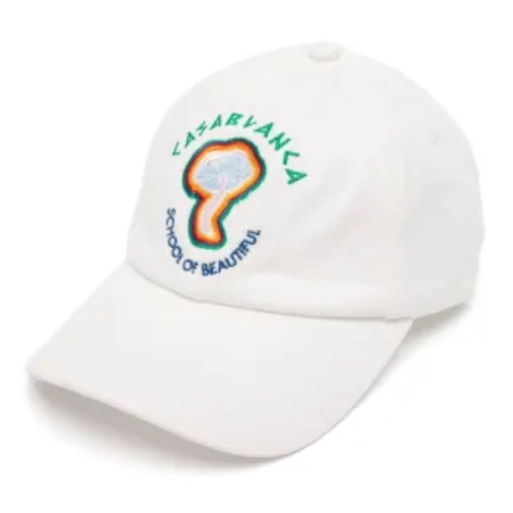 Casablanca Rainbow Mushroom Embroidered Cap
